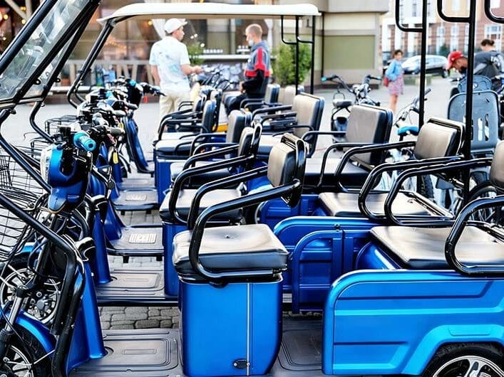 electric 4 wheelers with roof